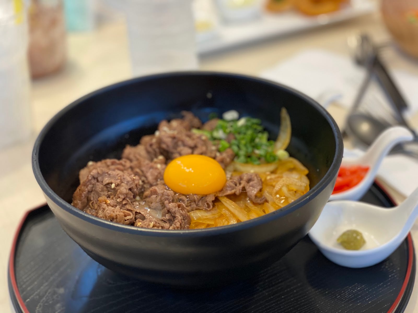 Food at the cafe